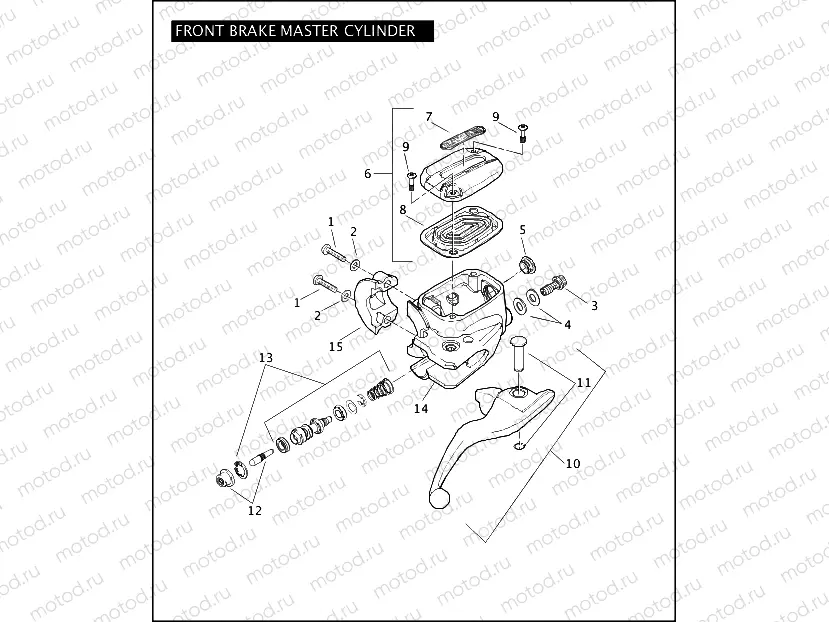 FRONT BRAKE MASTER CYLINDER