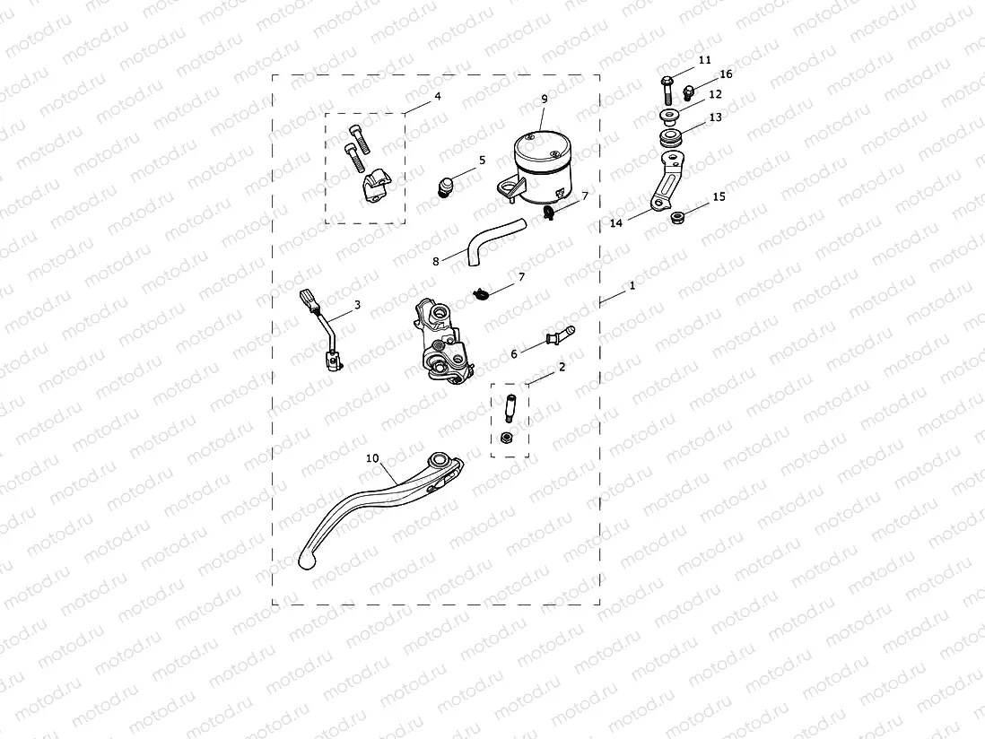 Front Brake Master Cylinder