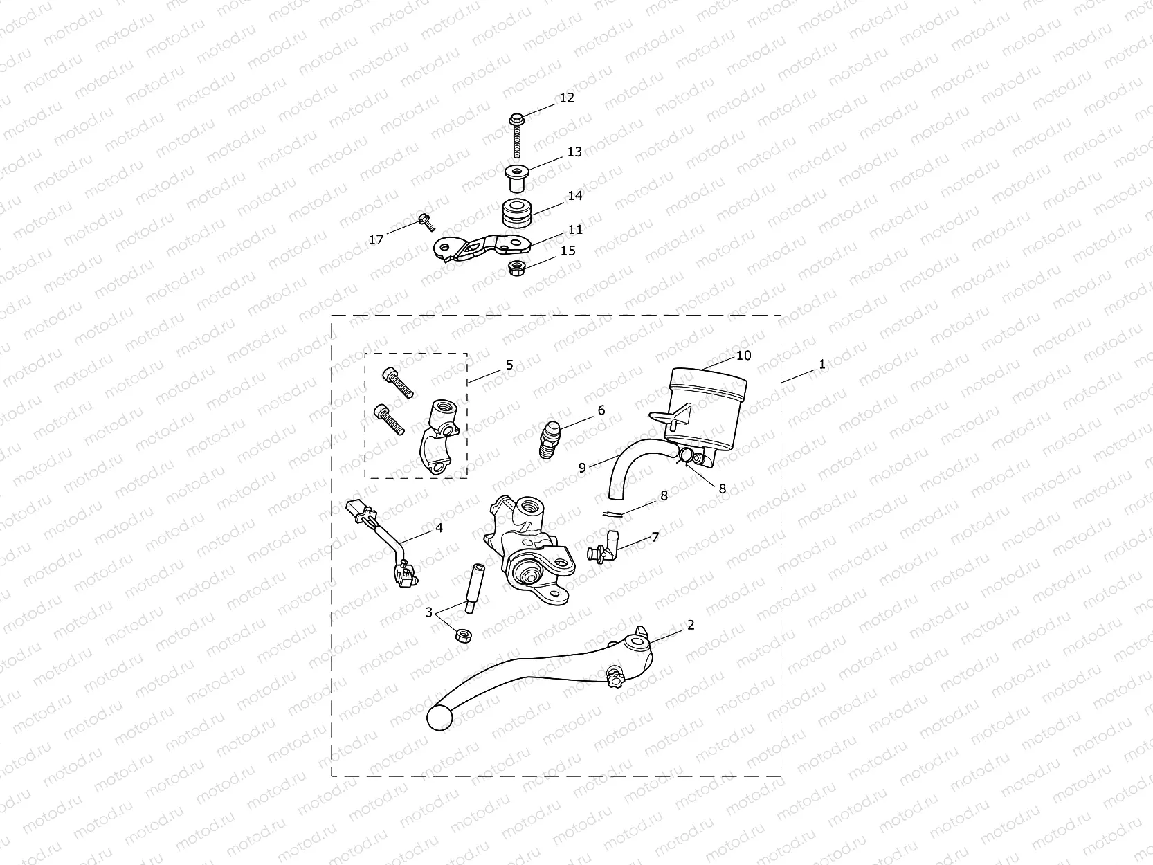 Front Brake Master Cylinder