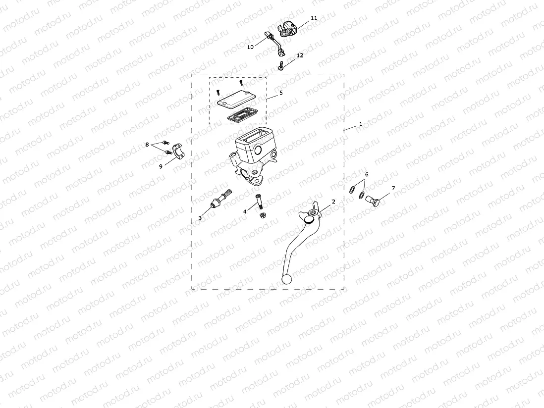 Front Brake Master Cylinder