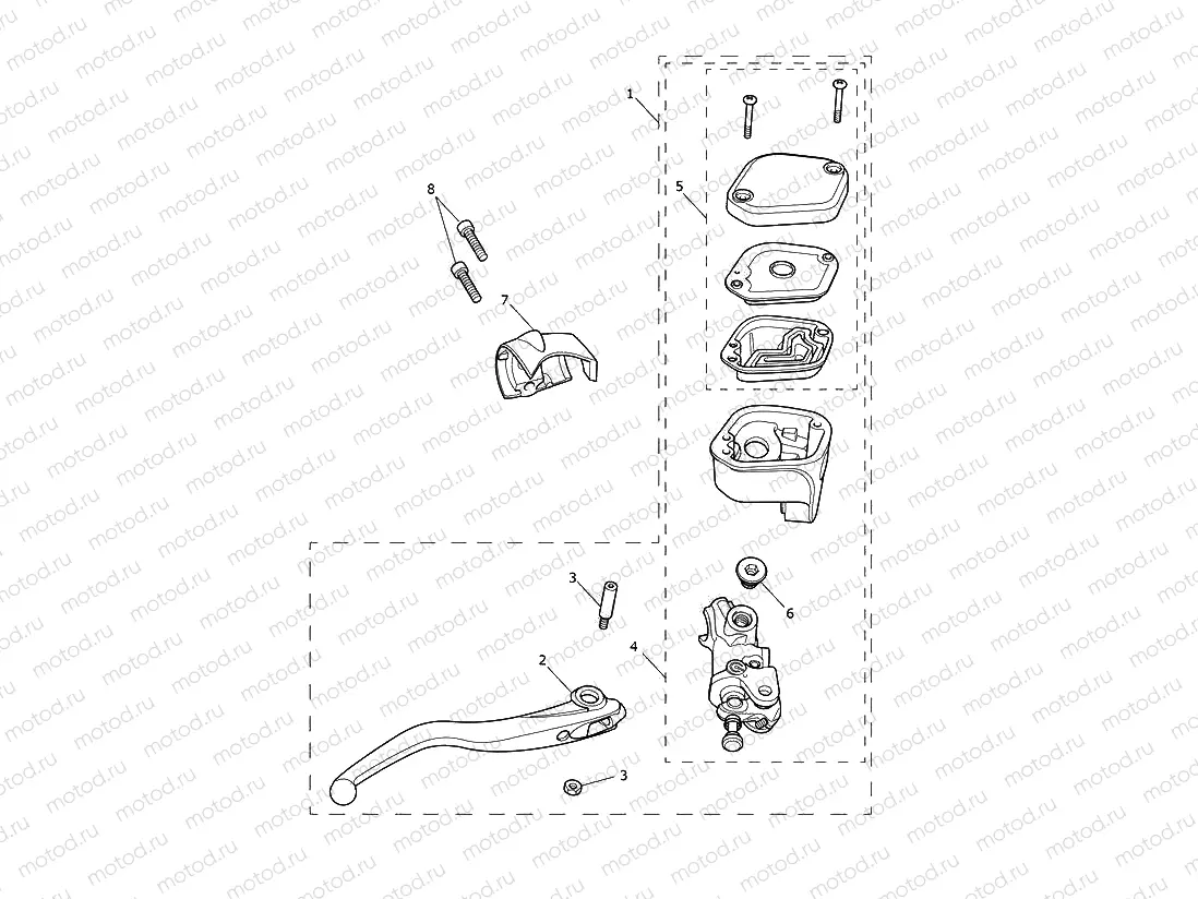 Front Brake Master Cylinder & Hoses