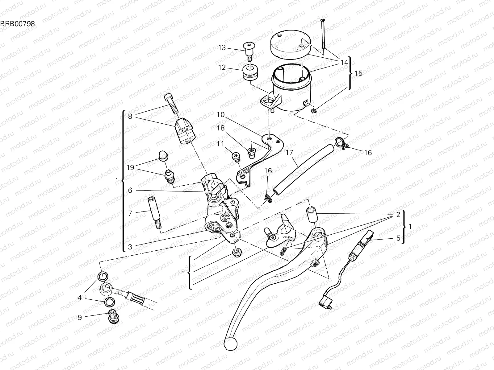 FRONT BRAKE PUMP