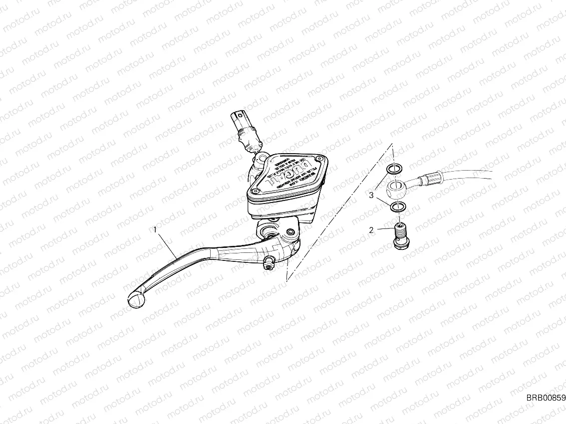 Front brake pump