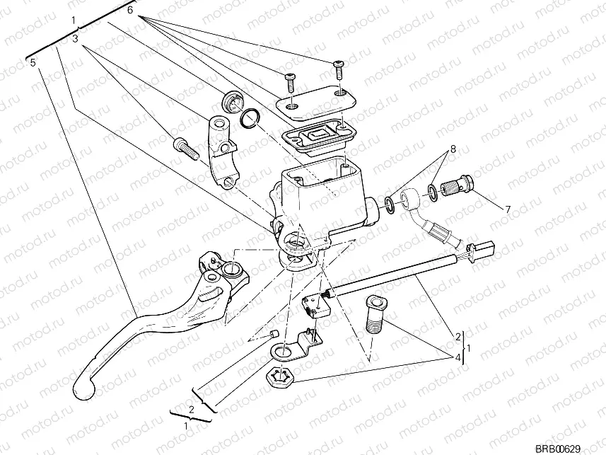 FRONT BRAKE PUMP [MOD:SCR11SPE]