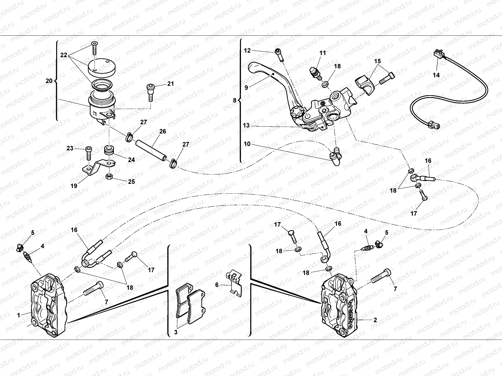 FRONT BRAKE (R)