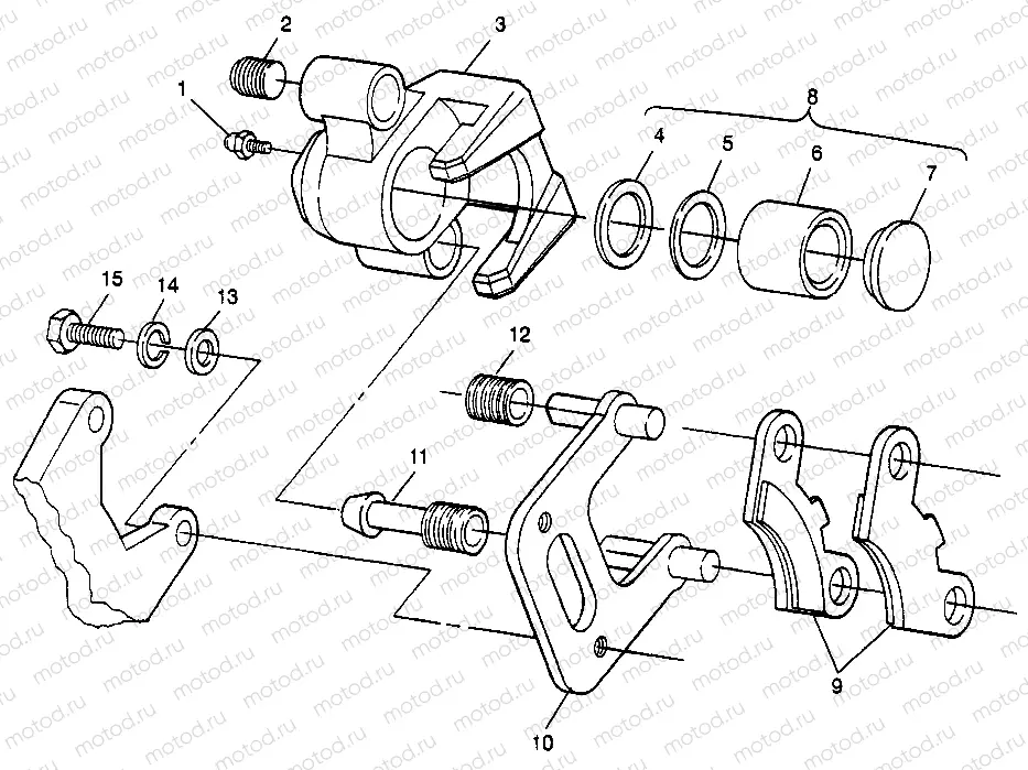 FRONT BRAKE Scrambler 400L W97BC38C (4939893989B006) | FRONT BRAKE Scrambler 400L W97BC38C (4939893989B006)