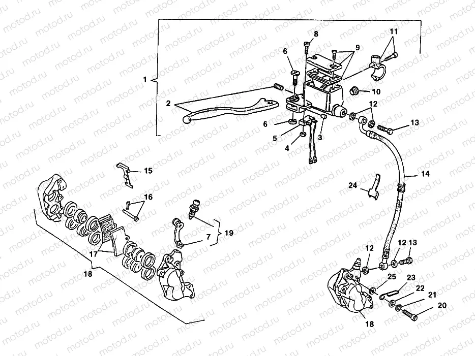 FRONT BRAKE SYSTEM