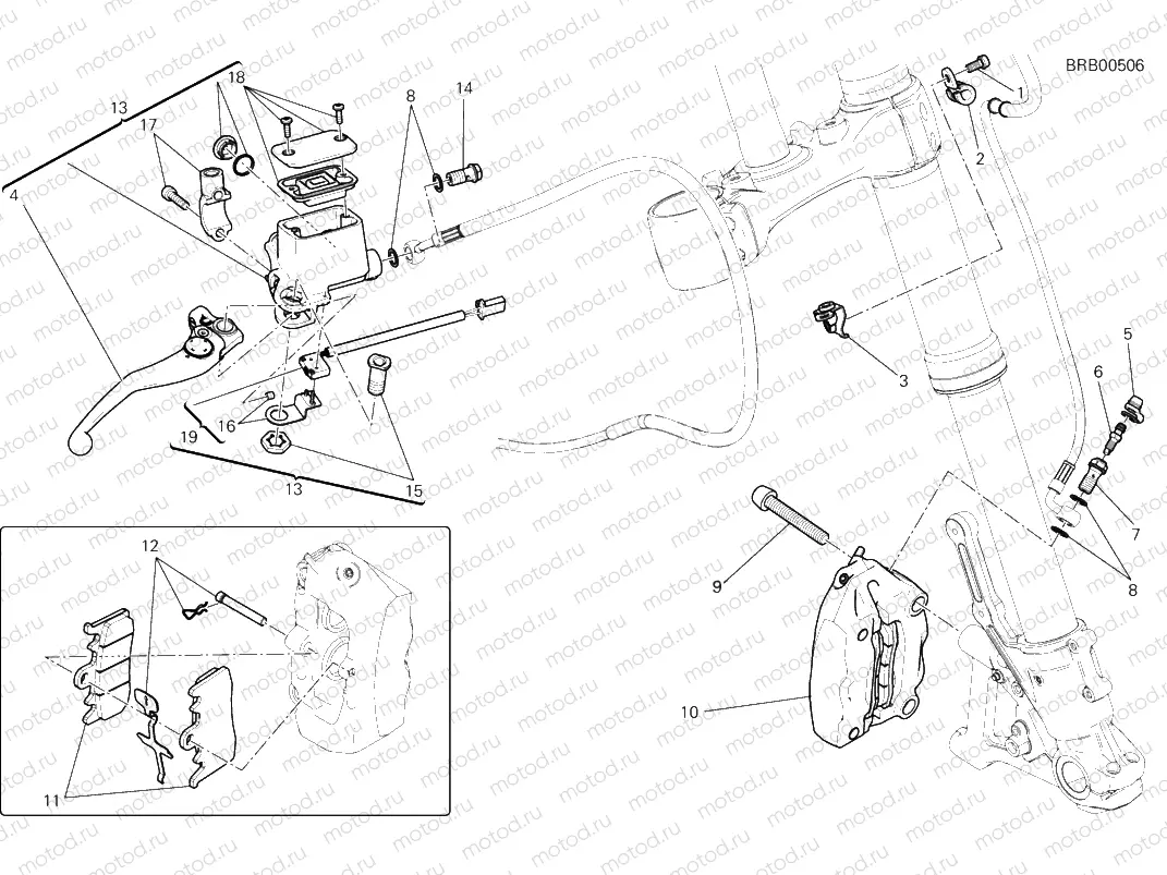 FRONT BRAKE SYSTEM