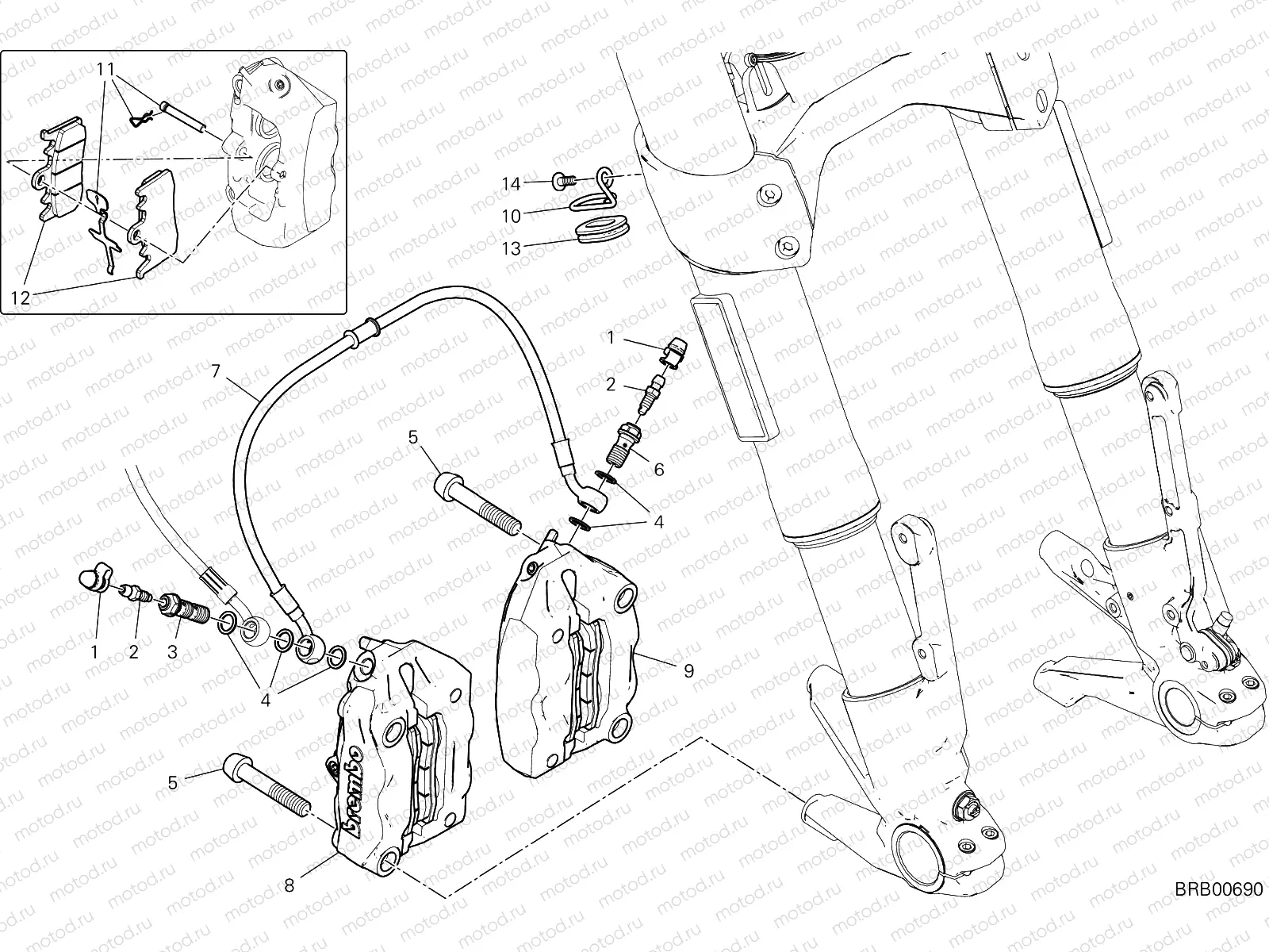 FRONT BRAKE SYSTEM