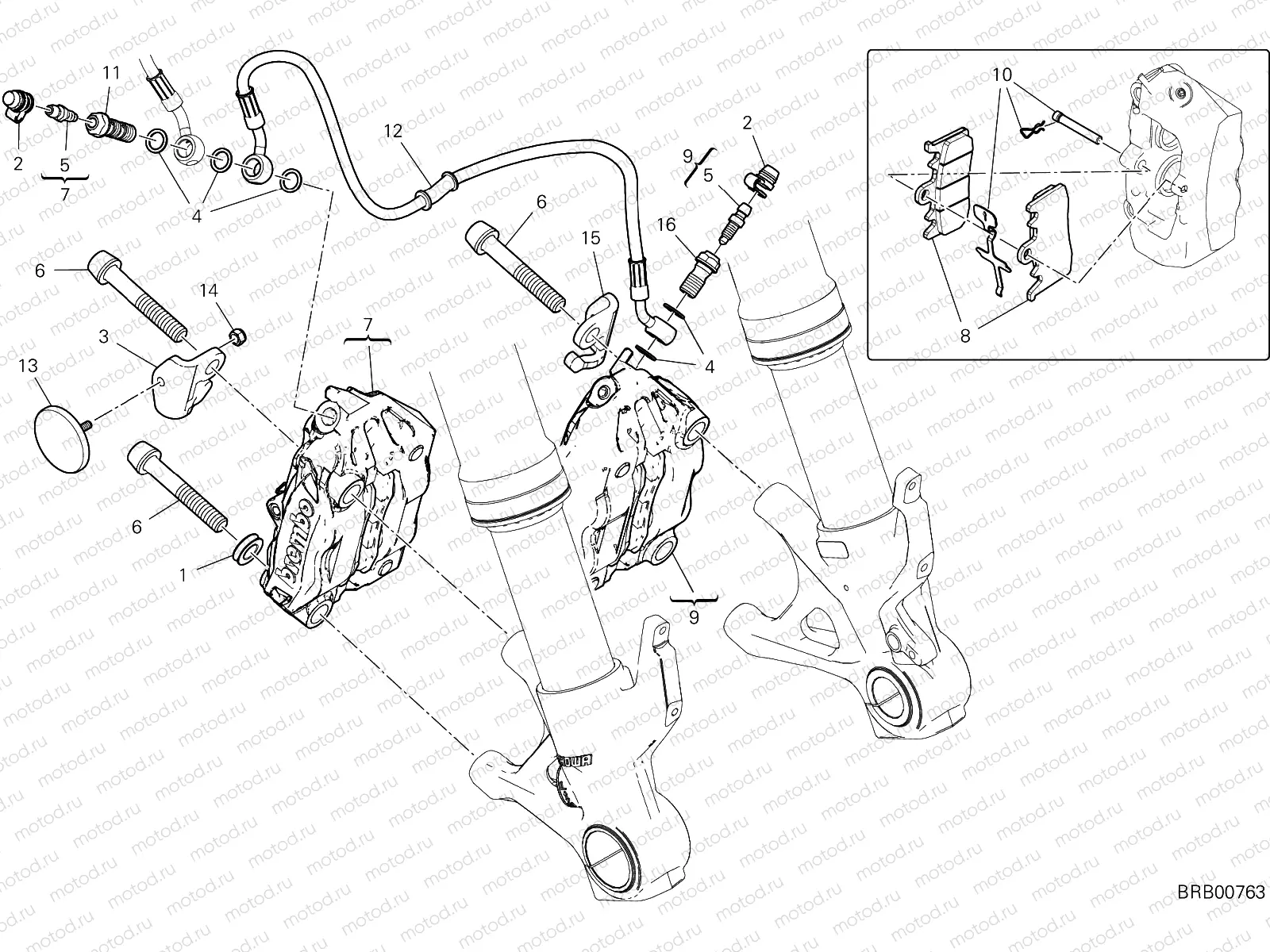 FRONT BRAKE SYSTEM