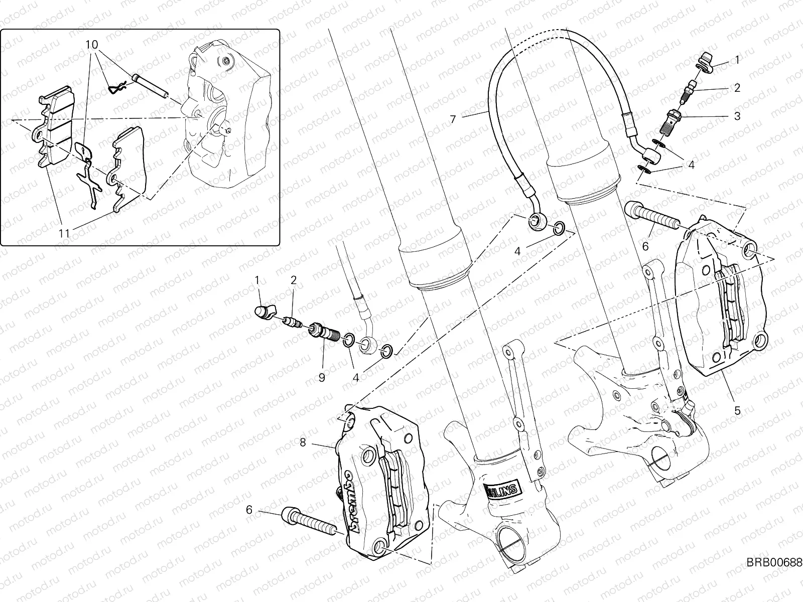 FRONT BRAKE SYSTEM