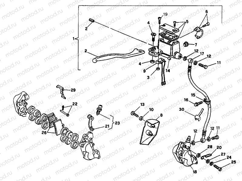FRONT BRAKE SYSTEM » BRAKING SYSTEM