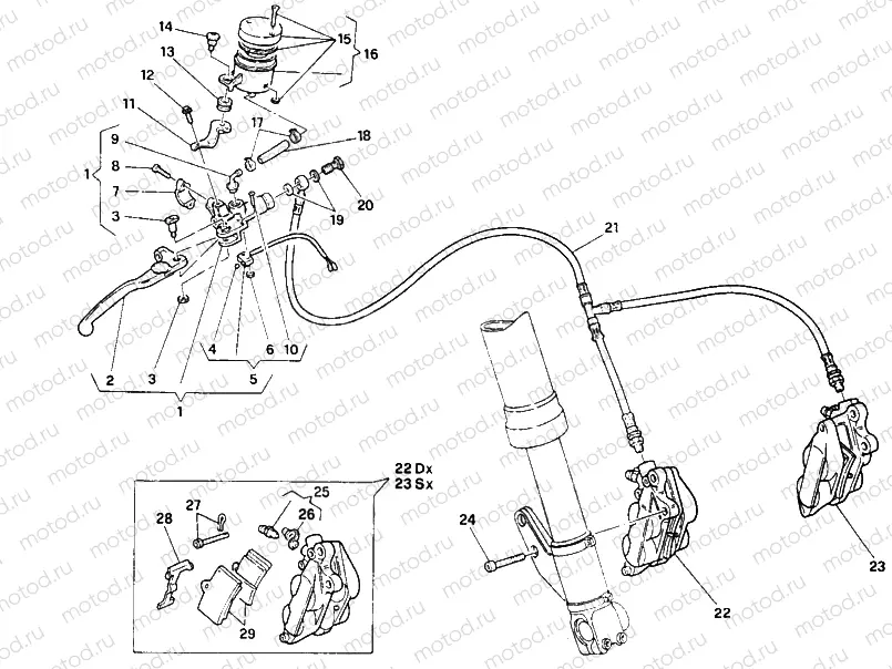 FRONT BRAKE SYSTEM » BRAKING SYSTEM