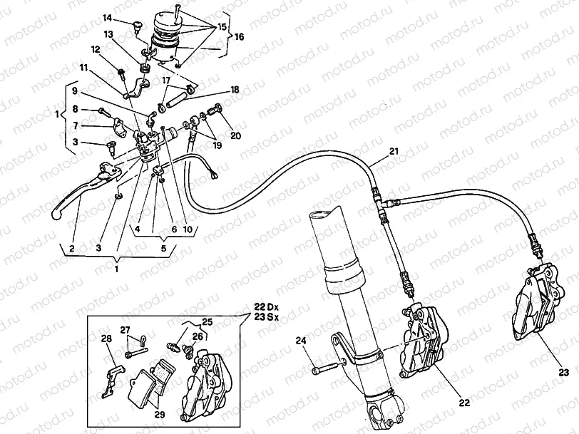 FRONT BRAKE SYSTEM » BRAKING SYSTEM
