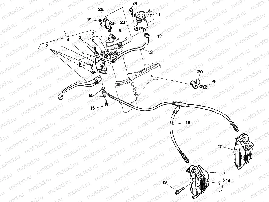 FRONT BRAKE SYSTEM » BRAKING SYSTEM