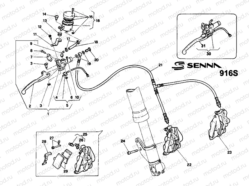 FRONT BRAKE SYSTEM » BRAKING SYSTEM