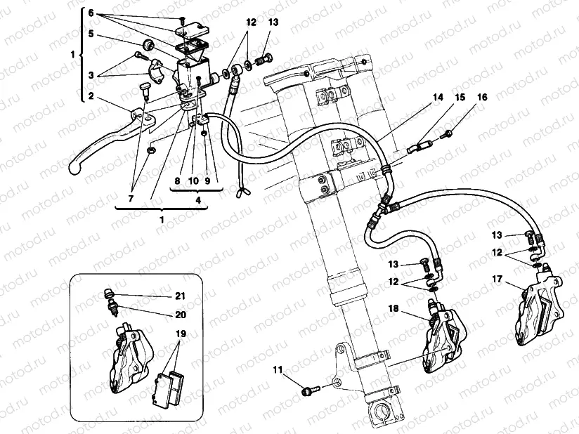FRONT BRAKE SYSTEM » BRAKING SYSTEM
