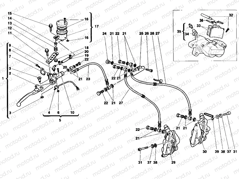 FRONT BRAKE SYSTEM » BRAKING SYSTEM