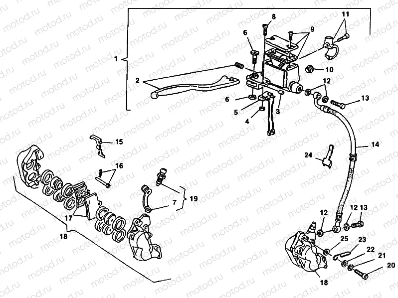 FRONT BRAKE SYSTEM » BRAKING SYSTEM