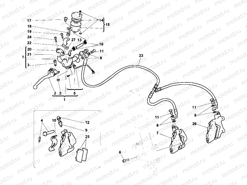 FRONT BRAKE SYSTEM » BRAKING SYSTEM