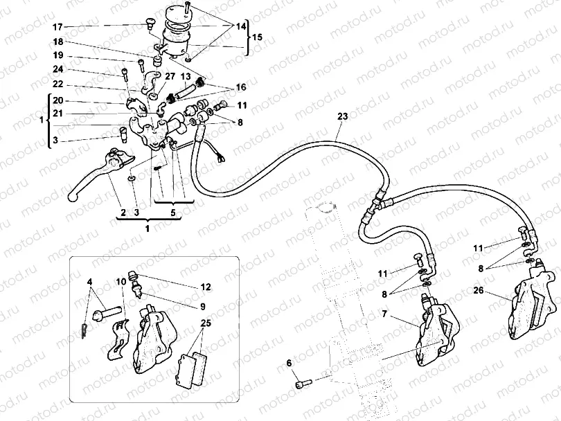 FRONT BRAKE SYSTEM » BRAKING SYSTEM