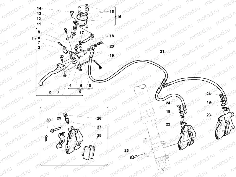 FRONT BRAKE SYSTEM » BRAKING SYSTEM