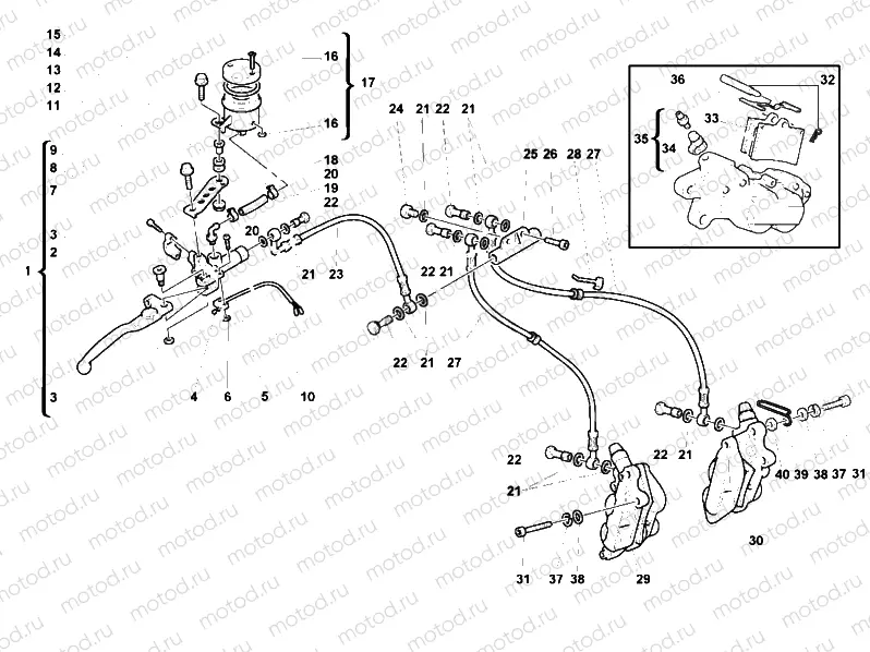 FRONT BRAKE SYSTEM » BRAKING SYSTEM