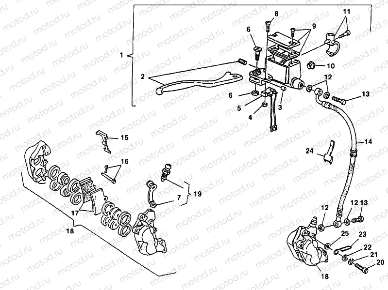 FRONT BRAKE SYSTEM » BRAKING SYSTEM