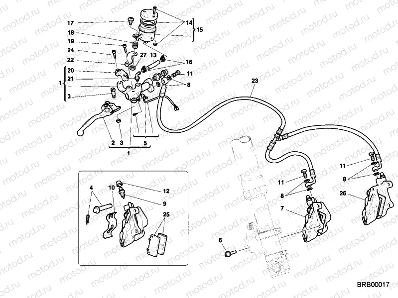 FRONT BRAKE SYSTEM » BRAKING SYSTEM