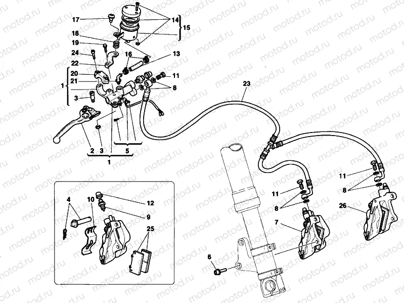 FRONT BRAKE SYSTEM » BRAKING SYSTEM