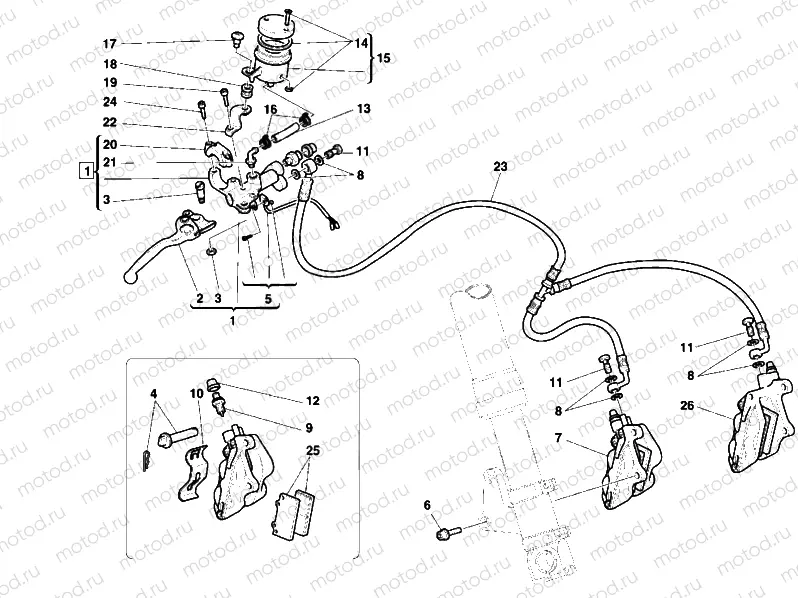FRONT BRAKE SYSTEM » BRAKING SYSTEM