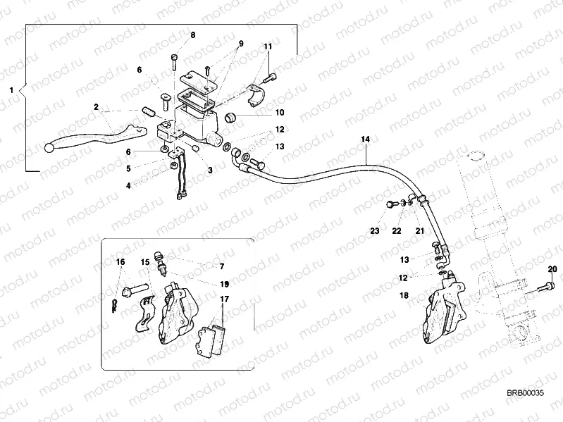 FRONT BRAKE SYSTEM » BRAKING SYSTEM
