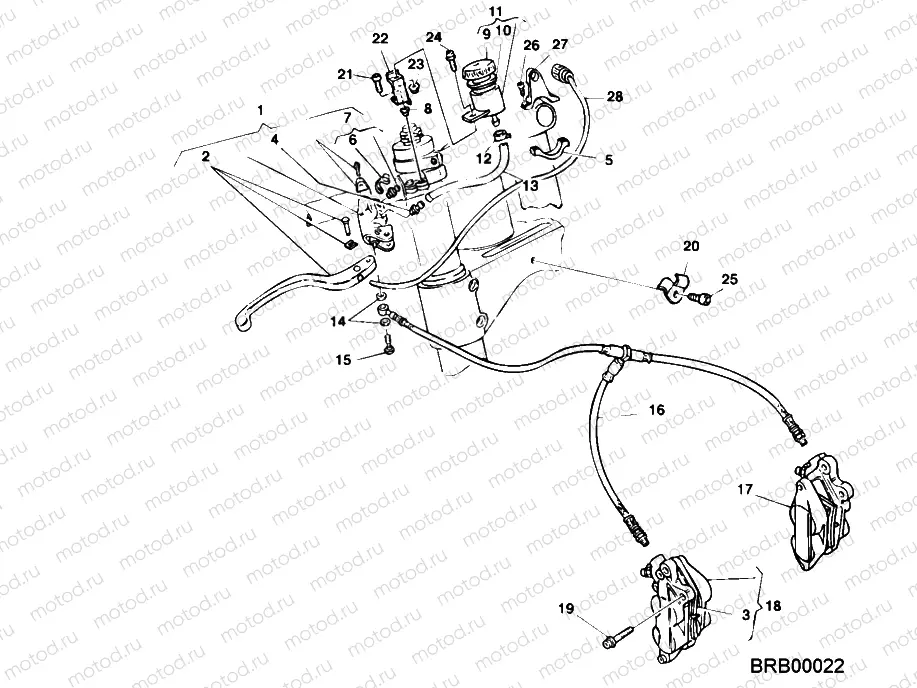 FRONT BRAKE SYSTEM » BRAKING SYSTEM