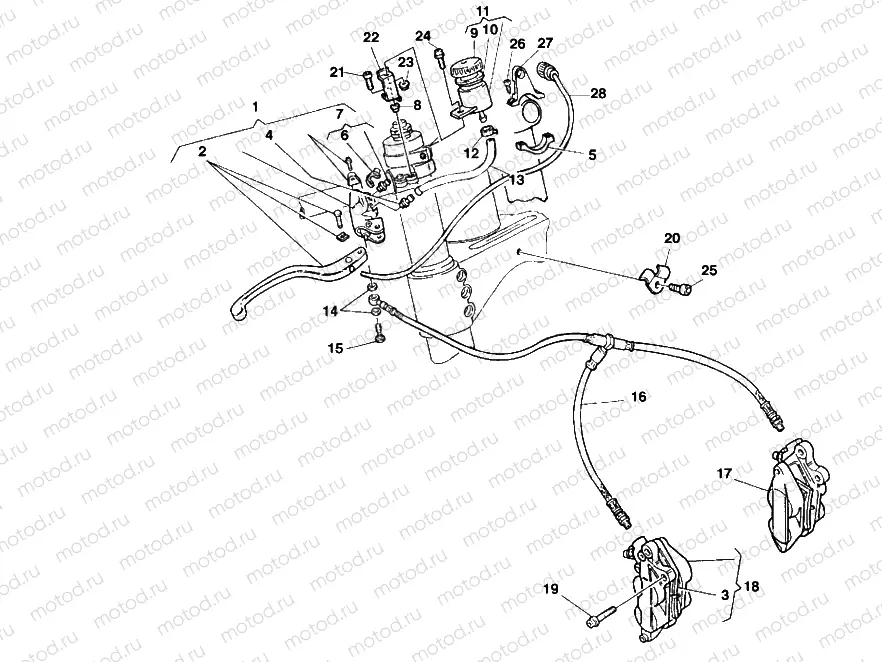 FRONT BRAKE SYSTEM » BRAKING SYSTEM