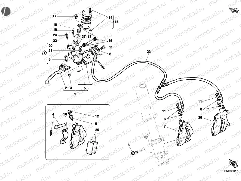 FRONT BRAKE SYSTEM » BRAKING SYSTEM
