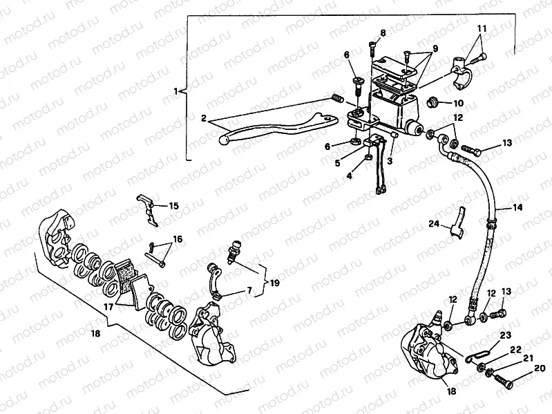 FRONT BRAKE SYSTEM » BRAKING SYSTEM