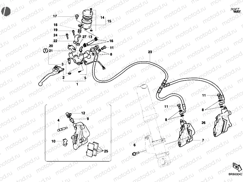FRONT BRAKE SYSTEM » BRAKING SYSTEM