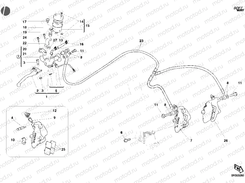 FRONT BRAKE SYSTEM » BRAKING SYSTEM