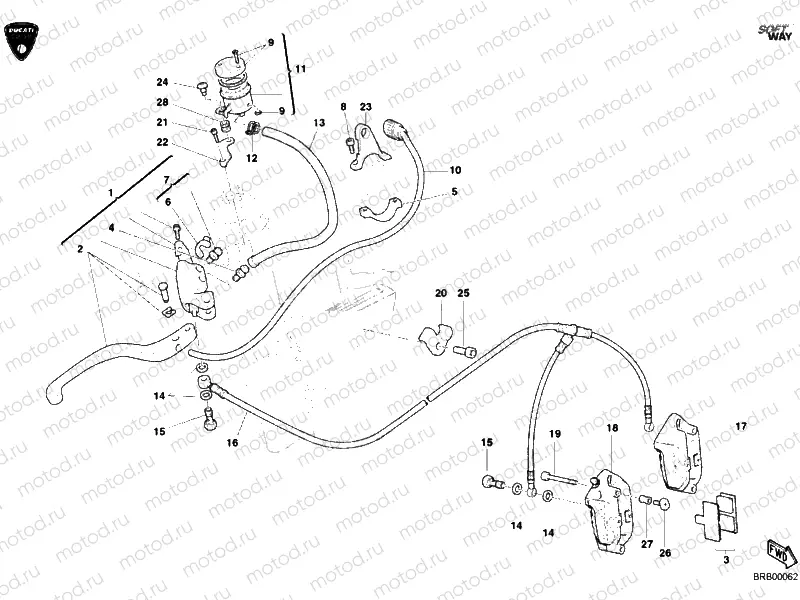 FRONT BRAKE SYSTEM » BRAKING SYSTEM