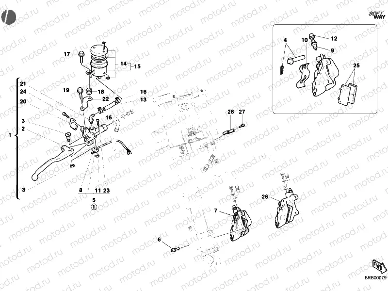 FRONT BRAKE SYSTEM » BRAKING SYSTEM
