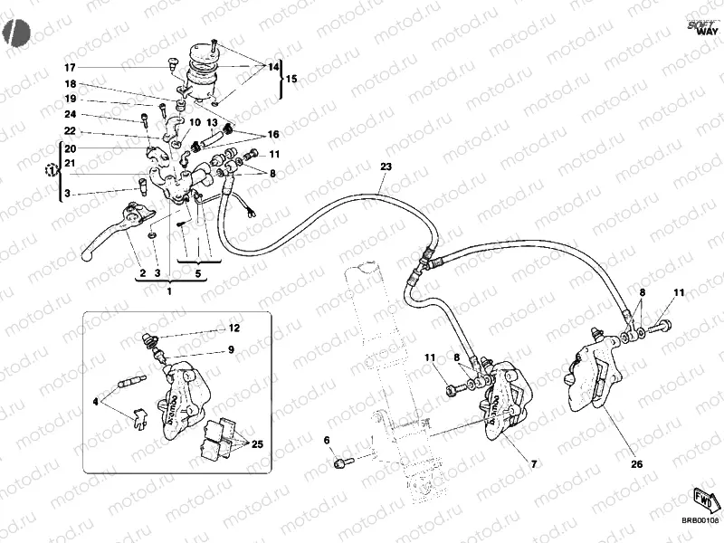 FRONT BRAKE SYSTEM » BRAKING SYSTEM