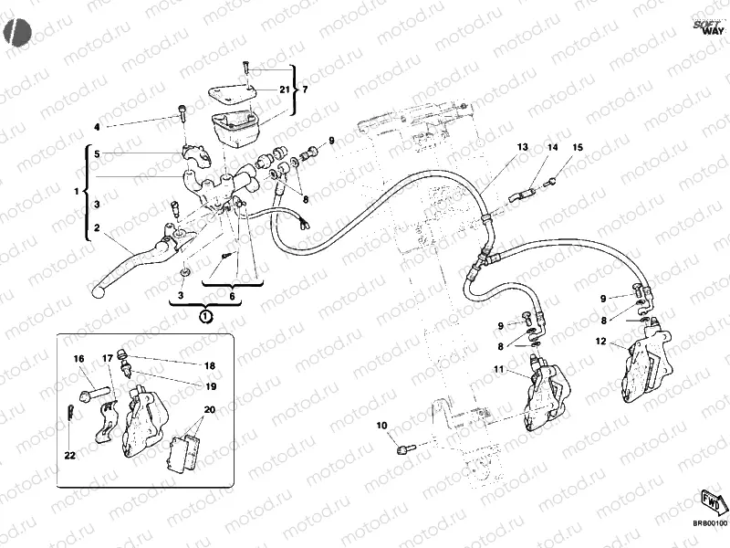 FRONT BRAKE SYSTEM » BRAKING SYSTEM