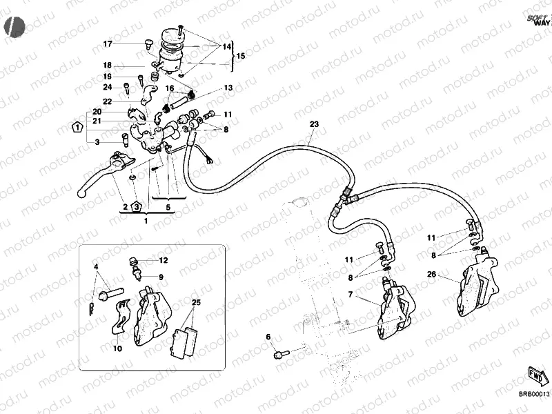 FRONT BRAKE SYSTEM » BRAKING SYSTEM