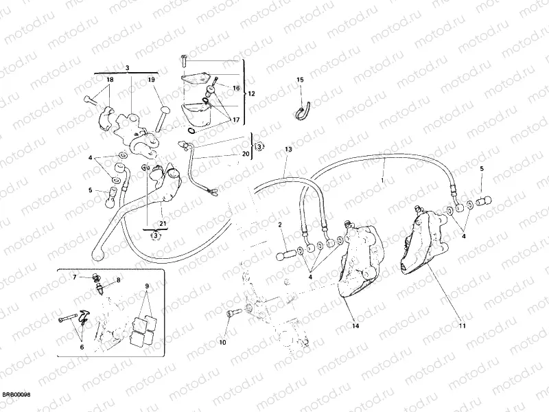 FRONT BRAKE SYSTEM » BRAKING SYSTEM