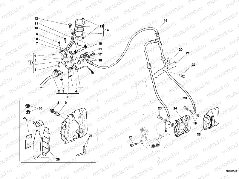 FRONT BRAKE SYSTEM » BRAKING SYSTEM