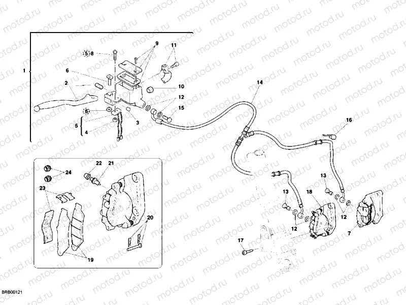 FRONT BRAKE SYSTEM » BRAKING SYSTEM