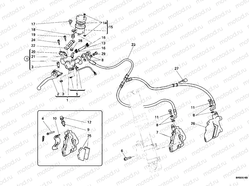 FRONT BRAKE SYSTEM » BRAKING SYSTEM
