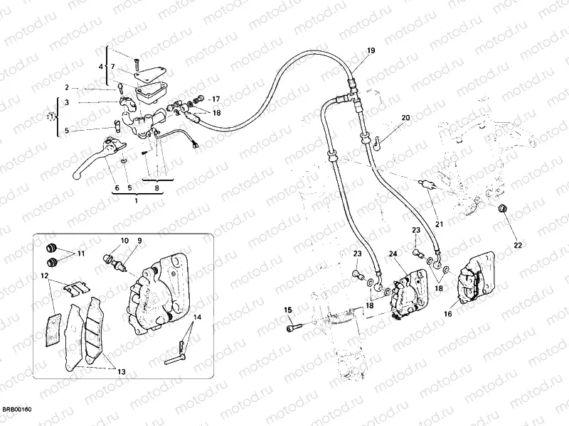 FRONT BRAKE SYSTEM » BRAKING SYSTEM