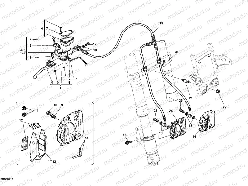 FRONT BRAKE SYSTEM » BRAKING SYSTEM