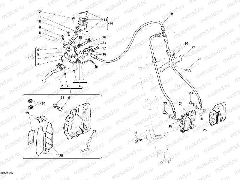 FRONT BRAKE SYSTEM » BRAKING SYSTEM